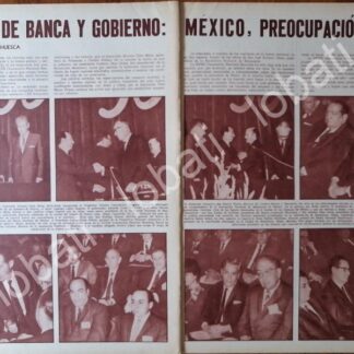 AFICHE RETRO. 33 CONVENCION BANCARIA MONTERREY 1967