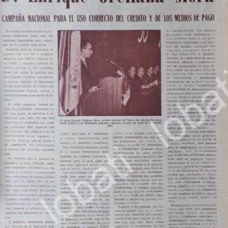 AFICHE RETRO. ENRIQUE ORELLANA MORA 1967