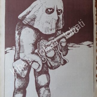 CARTEL ANTIGUO CARICATURA POLITICA DE HELIO FLORES 1961