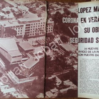 AFICHE RETRO. INAUGURAN CLINICA IMSS. CORDOBA VER. 1964 ETC