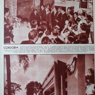 AFICHE RETRO. INAUGURAN CLINICA IMSS. CORDOBA VER. 1964