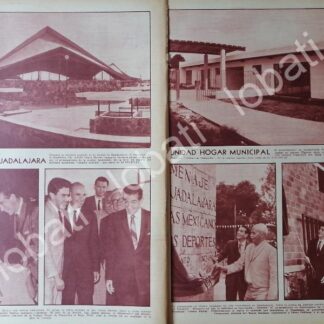 AFICHE RETRO. INAUGURAN MERCADO IGNACIO ALDAMA, GUADALAJARA