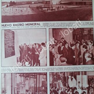 AFICHE RETRO. INAUGURAN RASTRO MUNICIPAL, GUADALAJARA 1964