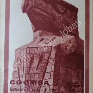 AFICHE RETRO. COOMSA. 1964 LOPEZ GUITRON / SUPER RARO