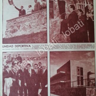 AFICHE. INAUGURAN UNIDAD DEPORTIVA REVOLUCION. GUADALAJARA