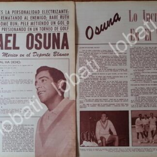 NOTA DE PRENSA RETRO, RAFAEL OSUNA 1960s /DPTS