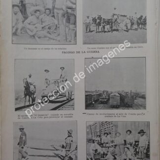 AFICHE ANTIGUO 1912 REVOLUCIONARIOS EN BACHIMBA