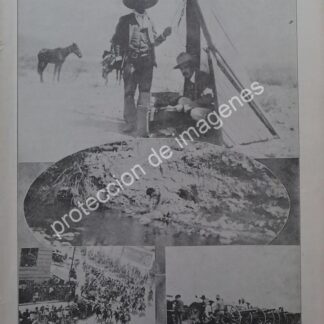 AFICHE ANTIGUO 1912 BATALLA DE BACHIMBA. CHIH