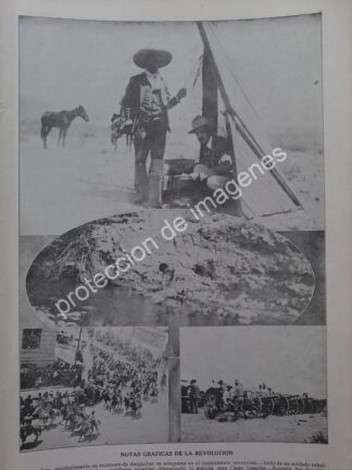 AFICHE ANTIGUO 1912 BATALLA DE BACHIMBA. CHIH