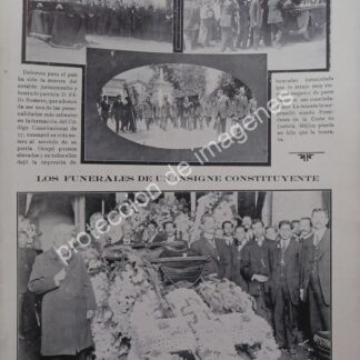 AFICHE ANTIGUO 1912 MUERE EL JUEZ FELIX ROMERO. SCJ / Abogados