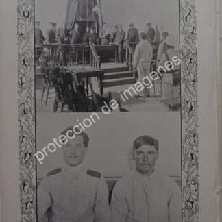 AFICHE ANTIGUO 1912 UN CONSEJO DE GUERRA A SOLDADOS