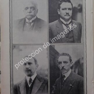 AFICHE ANTIGUO 1913 NEMECIO GARCIA NARANJO Y DIPUTADOS