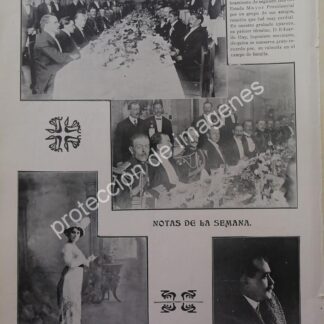 AFICHE ANTIGUO 1913 Coronel Luis Garfias, REST. GAMBRINUS