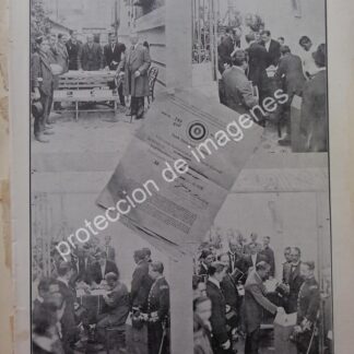 AFICHE ANTIGUO 1912 ELECCIONES PARLAMENTARIAS