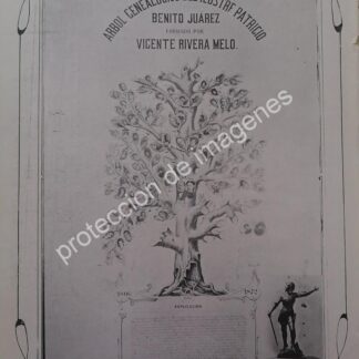 AFICHE ANTIGUO 1912 CUADRO DE VICENTE RIVERA MELO PREMIADO.