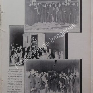 AFICHE ANTIGUO 1912 ASESINATO DEL CAP. MANUEL CALOCA