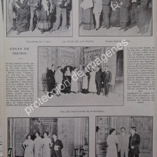 AFICHE ANTIGUO 1912 FUNCION EN EL TEATRO DIAZ DE LEON