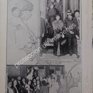 AFICHE ANTIGUO 1912 LA COMPAÑIA DE TEATRO ESPERANZA IRIS