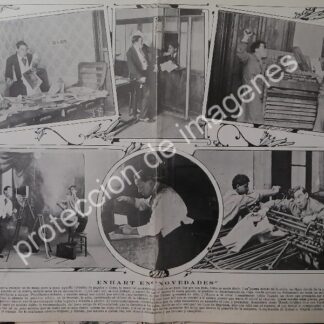 AFICHE ANTIGUO 1912 EL ACTOR VICENTE ENHART