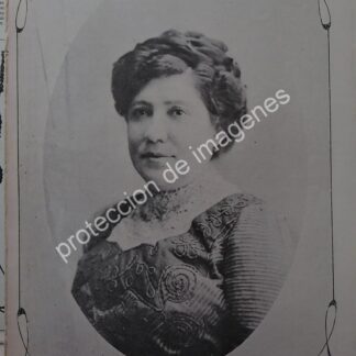 AFICHE ANTIGUO 1912 LA ACTRIZ ETELVINA RODRIGUEZ