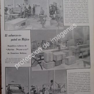 AFICHE ANTIGUO 1912 IMPRENTA, ARTE NUEVO. FCO. BELTRAN