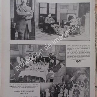 AFICHE ANTIGUO 1912. SANTOS CHOCANO Y CASINO ESPAÑOL /ASM