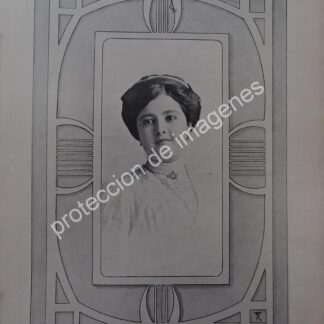 AFICHE ANTIGUO 1913. DOLORES MEDEZ ARMENDARIZ /ASM