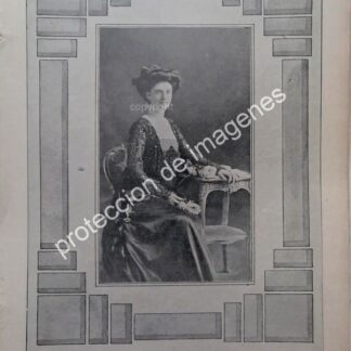 AFICHE ANTIGUO 1913 DOLORES RUBIO OBREGON /asm