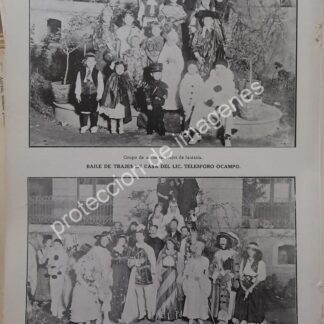 AFICHE ANTIGUO 1913 FIESTA. TELESFORO OCAMPO BAYARDI /ASM