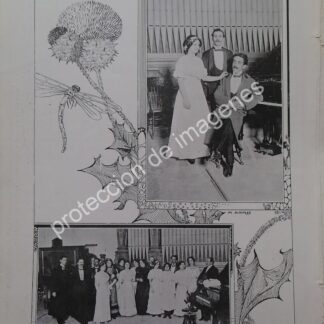 AFICHE ANTIGUO 1913 HONRAN MUSICO RICARDO CASTRO HERRERA