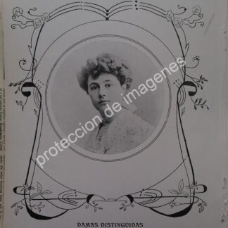 AFICHE ANTIGUO 1912 GUADALUPE PEON Y LAPORTE /ASM