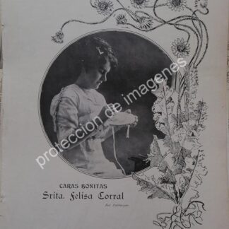 AFICHE ANTIGUO 1912. FELISA CORRAL DIOS /ASM