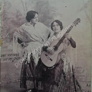 PORTADA ANTIGUA 1912 CANTANTES. LAS REINAS DE LA JOTA