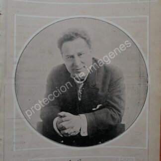 PORTADA ANTIGUA 1912 EL TENOR ALESSANDRO BONCI EN MEXICO