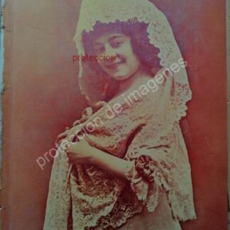 PORTADA ANTIGUA 1912 LA ACTRIZ MARIA SEVERINI /TEATRO
