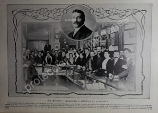 CARTEL ANTIGUO ORIGINAL CAMISERIA LA FLORIDA 1912