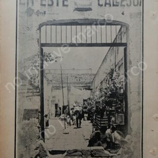 AFICHE ANTIGUO 1920 EL CALLEJON DE MANZANARES ( MERCED )