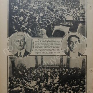 AFICHE ANTIGUO 1920 PREPARATORIA NACIONAL RICARDO ALESSIO Y MAS