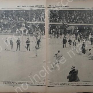 AFICHE ANTIGUO 1922 COLEGIO FRANCES EN EL PARQUE UNION