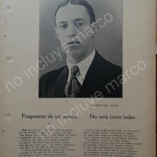 AFICHE ANTIGUO 1922 LUIS MARIN LOYA