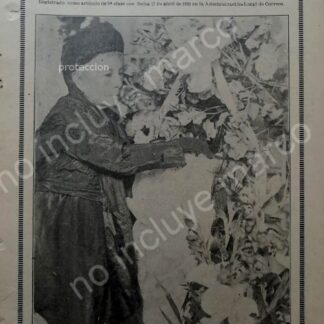 AFICHE ANTIGUO 1920 MARGARITA JUAREZ MASA