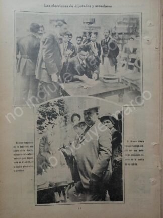 AFICHE ANTIGUO. 1920 ALVARO OBREGON, ELECCIONES PARLAMENTARIAS.