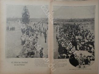 AFICHE ANTIGUO. 1921 FIESTA ALVARO OBREGON. PARQUE REFORMA