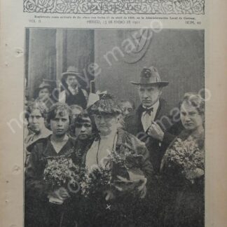 AFICHE ANTIGUO. 1920 LA MADRE JUANITA EN MEXICO (Mary Harris)