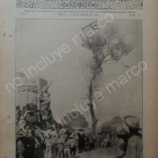 AFICHE ANTIGUO. 1920 HOMENAJE A MORELOS, ECATEPEC