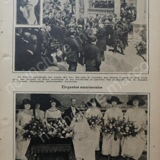 AFICHE ANTIGUO. 1920 FUNERAL DE JOAQUIN CASASUS Y OTROS 1920