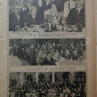 AFICHE ANTIGUO. FIESTA DEL REAL CLUB ESPAÑA DE FUTBOL 1920