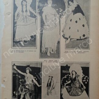 AFICHE ANTIGUO 1920 DOLORES DEL RIO ANTES DE SER ARTISTA