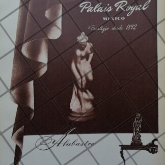 CARTEL ANTIGUO JOYERIA PALAIS ROYAL D.F 1951 /874