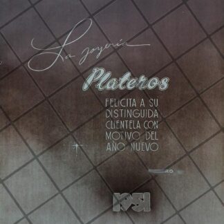 CARTEL ANTIGUO JOYERIA PLATEROS 1951 /873
